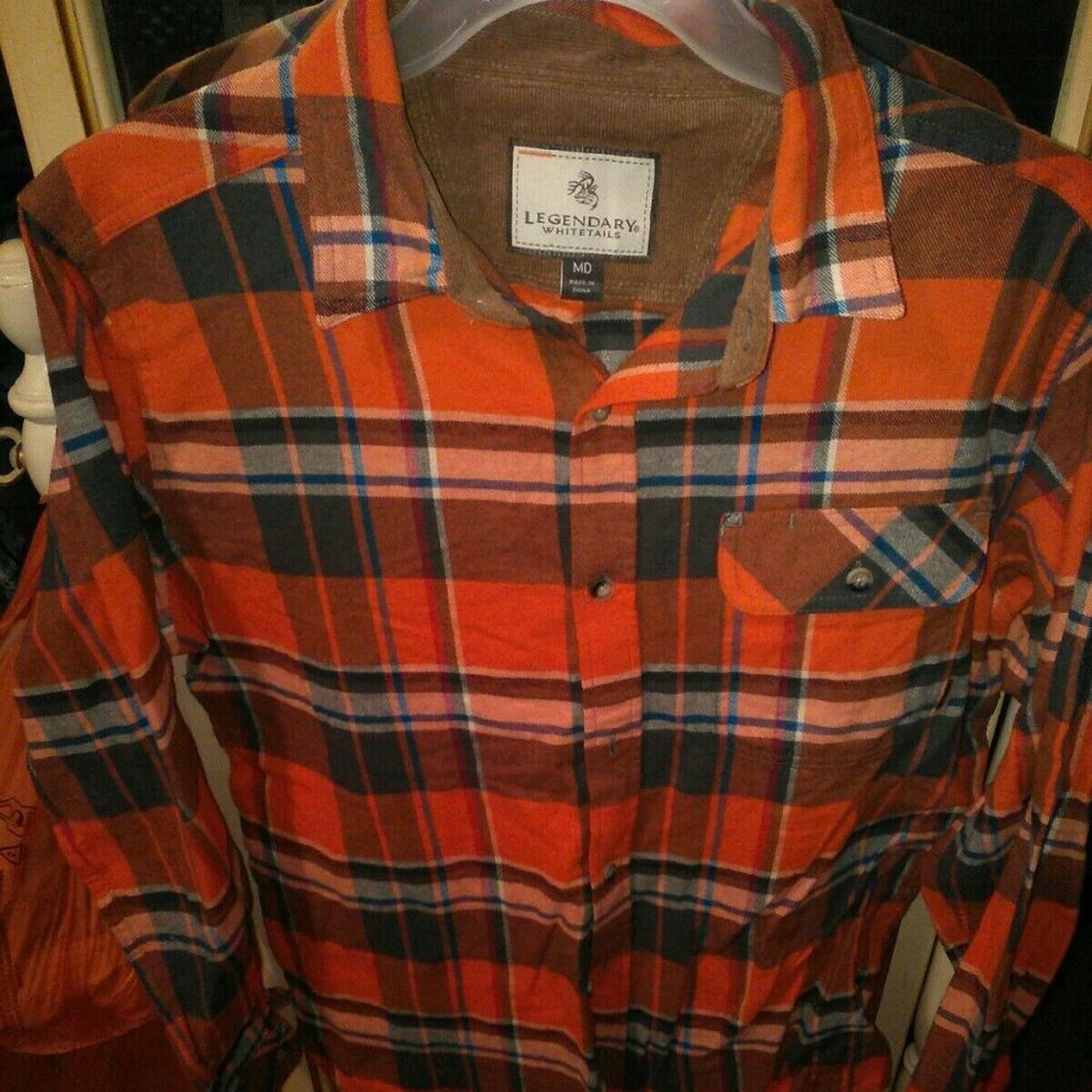 NWOT Legendary Whitetails  Flannel Shirt SZ MD